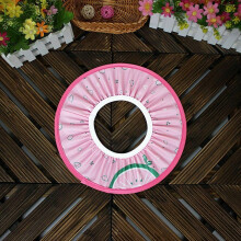 Baby Shower Cap Pink 3 in 1 Waterproof Face Protection Kids Bath Visor with Comfortable Elastic Fit