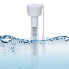Pool Thermometer with Easy Read Display, Floating Water Thermometer for Spa, Aquarium, Pond, Hot Tub