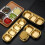 Πιάτο σάλτσας από ανοξείδωτο ατσάλι σόγιας για σούσι, μπολ με καρυκεύματα, δίσκος 5