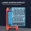 2X Digital Multimeter, 9999 Counts TRMS Auto-Ranging Voltmeter, Accurately Measures AC/DC Amp Ohm Voltage Meter 2