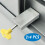Puntoco Clearance 2Pcs Adjustable Sliding Window Locks Door Frame Security Locks with Key 3