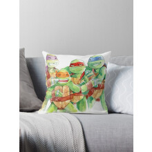 AIVO TMNT Waterverf Sierkussenhoezen Kussenhoes Bank Tweezijdig