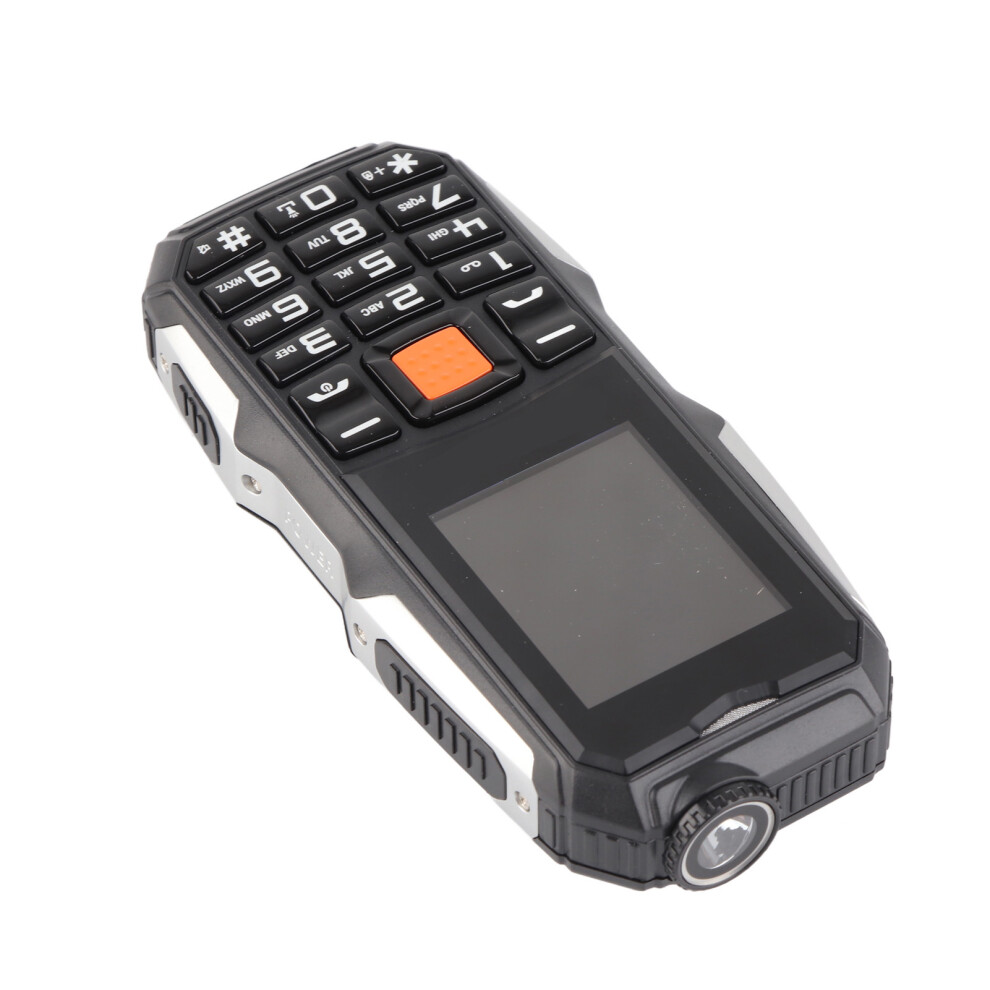 2800Mah Elderly Mobile Phone 1.8" Screen Dual Sim Flashlight Black 5001381701581