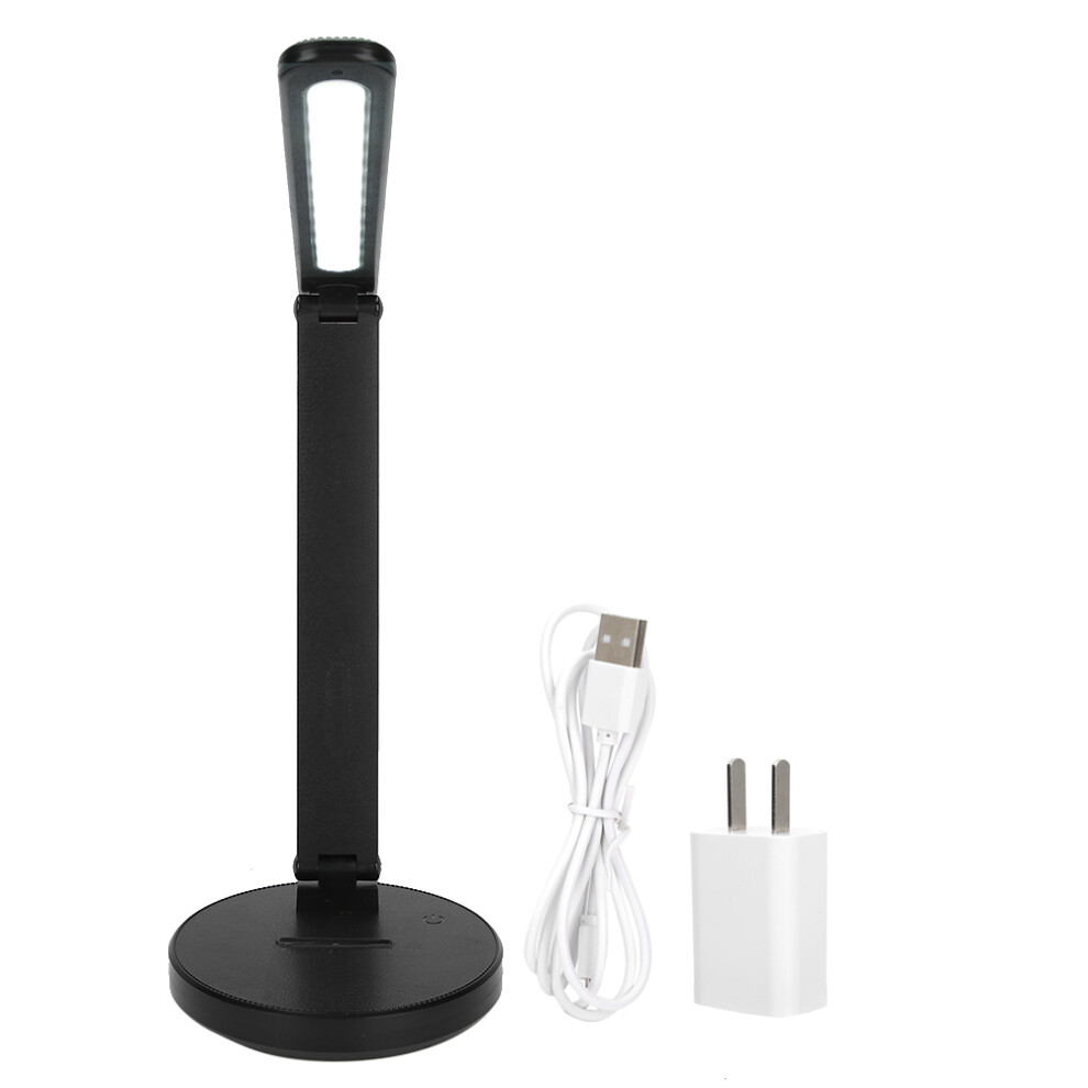 Light Foldable Led Desk Lamp Rechargeable Usb Table Adjustable Color Modes Stepless Dimming Portable Desk Eye Caring Illumination Multi Angle