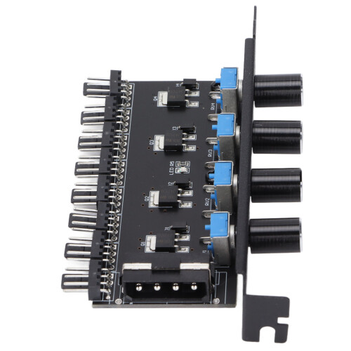 Ελεγκτής ανεμιστήρα ψύξης υπολογιστή HUB8Port12V με σχεδιασμό διπλού κουμπιού και 2