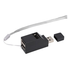 USB-hub voor snelle gegevensoverdracht, compact ontwerp, plug-and-play, busgevoede USB-datasplitter met drie poorten en downstream USB-poorten, breed
