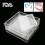Κουτί παρασκευής χαβιαριού Molecular Gastronomy Kit Roe Sauce Dispenser100Hole Ακρυλικό σχέδιο 5