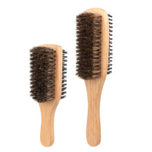2 cepillos de cerdas de doble cara para cabello fino, cepillo para barba para hombres, cepillo de cerdas para el cabello de hombre