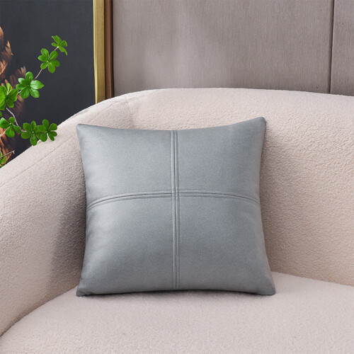 Capa de almofada decorativa Txmfgh de 45x45 cm (17,7x17,7 polegadas), em poliéster e algodão, lavável à máquina com zíper, design elegante para