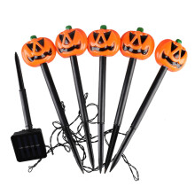 5-pack solcellsdrivna LED-pumpagångslampor, vattentäta stakelampor för utomhusgård, veranda, gräsmatta, trädgårdsdekor med timer