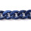 DIY5Strands39,37 ιντσών ακρυλική αλυσίδα με κρίκους MarineBlue για κολιέ, βραχιόλι, 3