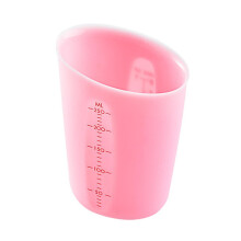 Dzbanek pomiarowy Gardenne 250/500 ml, odporny na ciepło, przezroczysty kubek z podwójną skalą, okrągły otwór i ścięty brzeg, gadżet