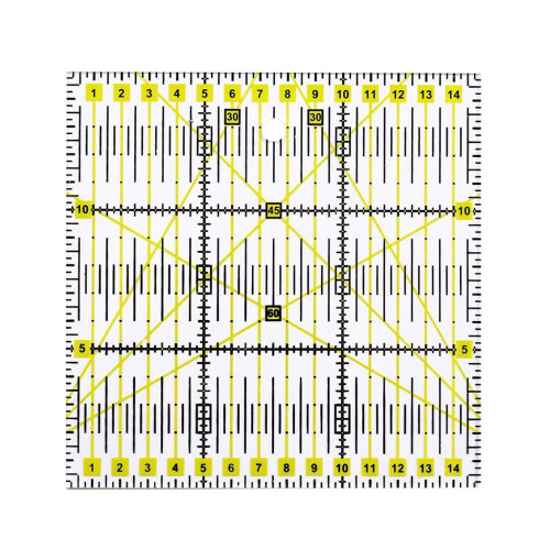 Yakbaofuo DIY Διαφανές Quilting Ράψιμο Patchwork Χάρακας Κοπή Εργαλεία Χειροτεχνίας Ράφτης