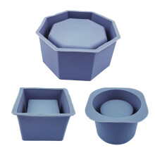 Múnla Silicone Pota Bláthanna WINDLAND DIY Súchúilíní Coincréite Pota Bláthanna Plástar Múnla Stroighne