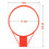 Cesta de basquete Feiona, aro de basquete para parede, para uso interno e externo, 15/18 polegadas 2