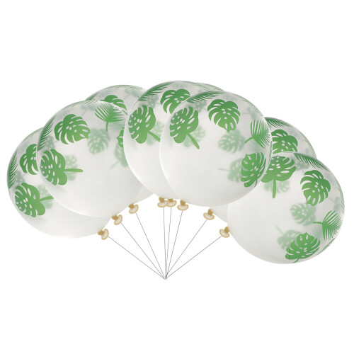 Eease Green Palm Leaf Balloons - 20Jungle Party Decor