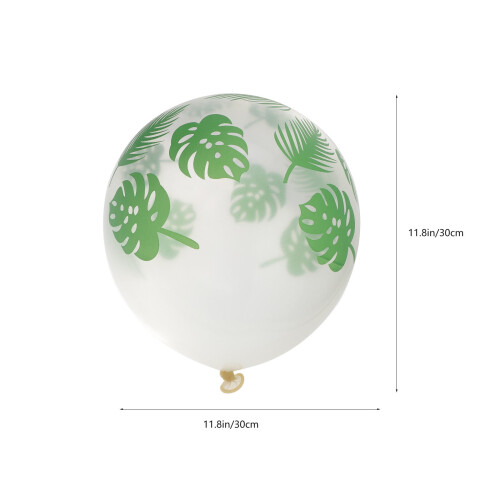 Eease Green Palm Leaf Balloons - 20Jungle Party Decor 2