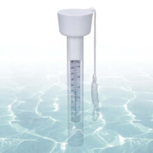 Floating Pool Thermometer with Rope Accurate Waterproof Gauge for Spa Pond Aquarium and Hot Spring