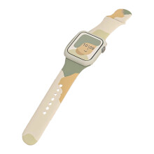 Luksuriøs elegant klokkerem-erstatning for iWatch-serien, myk og komfortabel silikonrem med enkel installasjon og svettebestandig ytelse