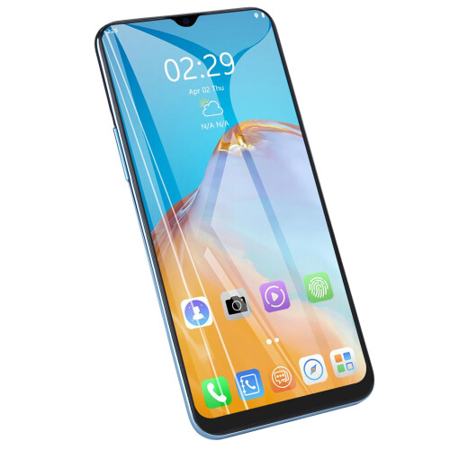 Υπερλεπτό Smartphone με οθόνη Waterdrop, ξεκλείδωτο για διεθνείς παρόχους, διαβάθμιση 6,3 1