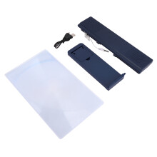 Amplificador de pantalla portátil de 12 pulgadas con distancia de visualización ajustable, lente óptica de alta definición para imágenes