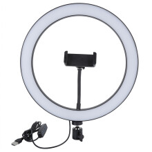 Fill Light with Stepless Dimmable LED Ring Light Selfie Ring Light Color Modes USB Powered Wireless Remote Adjustable Brightness Tripod Stand for