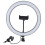 Fill Light with Stepless Dimmable LED Ring Light Selfie Ring Light Color Modes USB Powered Wireless Remote Adjustable Brightness Tripod Stand for 1