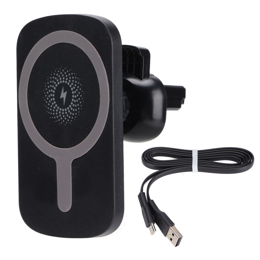 Durable Design Wireless Car Charger, Abs Material Offers Protection Against Scratches And Damage, Magnetic Connection For Fast And Easy Mounting Of De 9012494385540