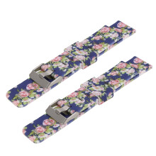 Armbandsreservband för Garmin Vivofit Jr, hudvänliga mjuka silikonremmar, justerbara, vattentåliga mönsterdesigner