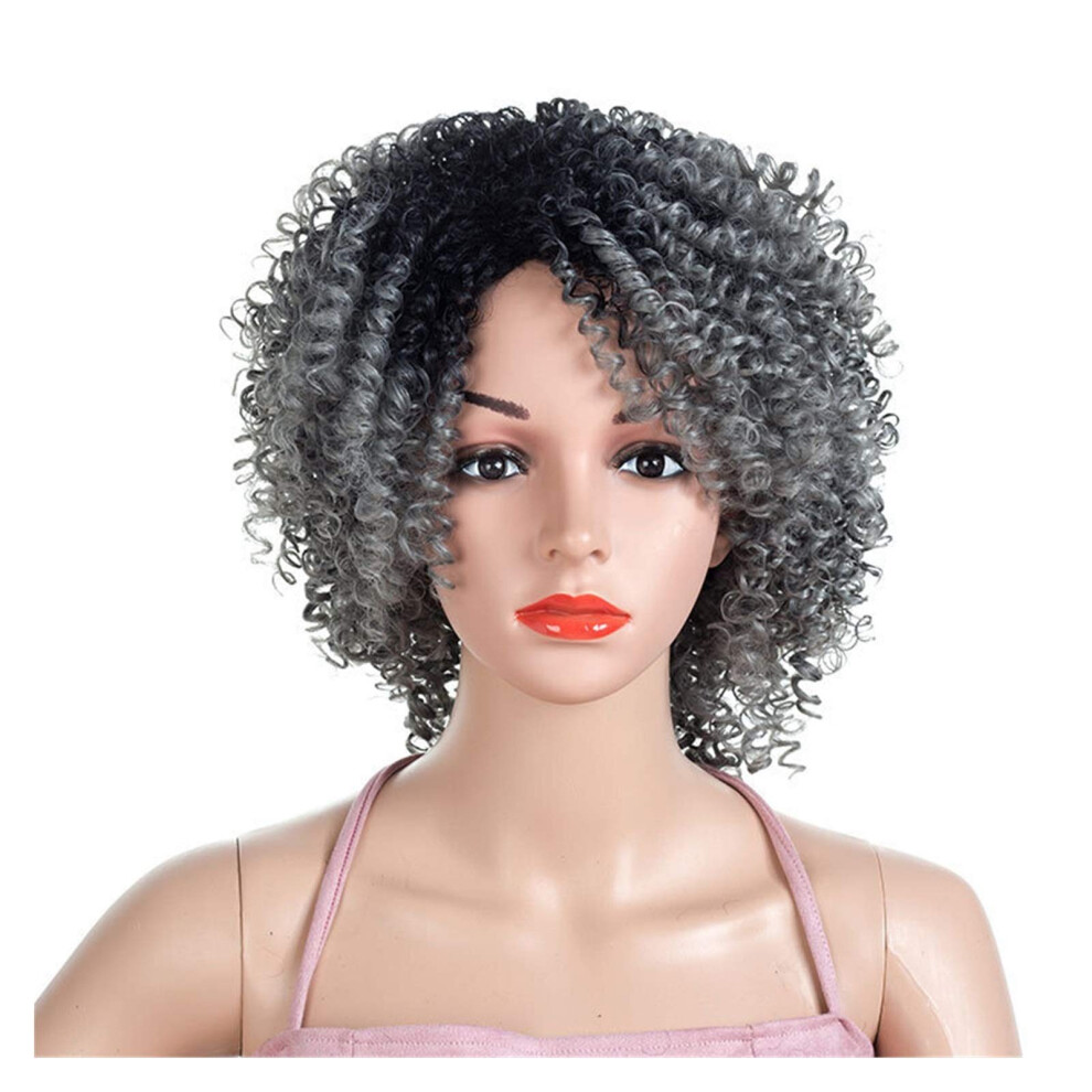 Unisex Brown Synthetic Long Curly Wig With Natural Look, Heat Resistant For Halloween Cosplay