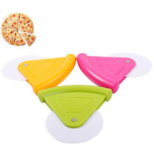 Pizza Cutter Wheel Set with Sharp Durable Blade, Plastic Handle, Dishwasher Safe, 3 Pcs