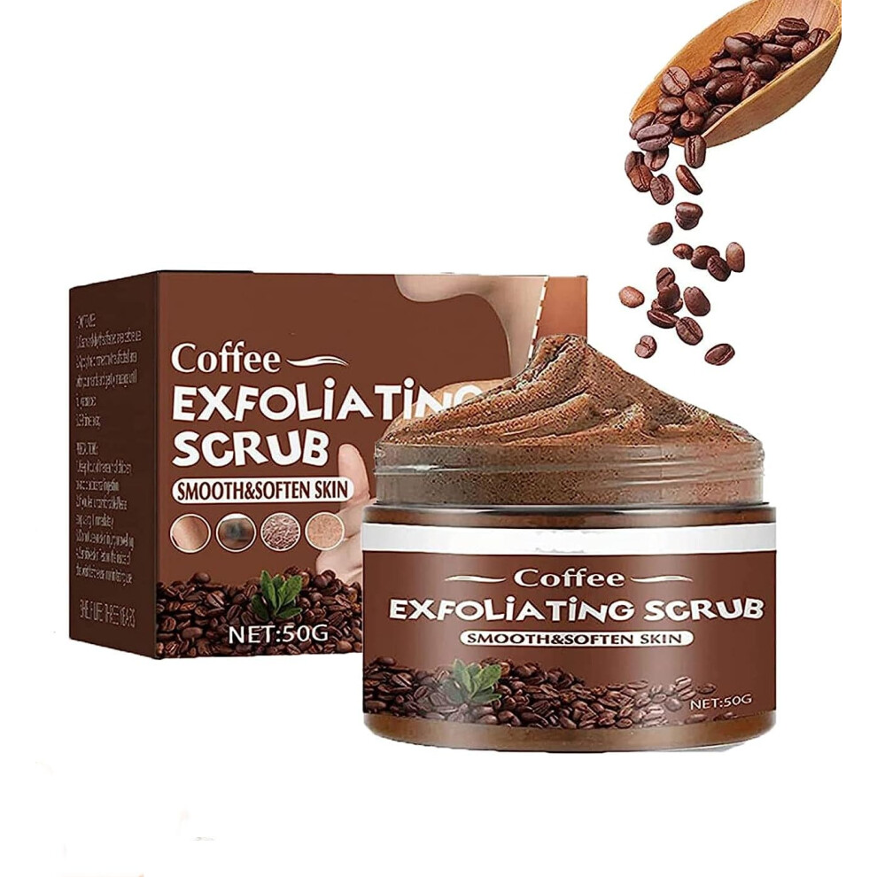 Coffee Body Scrub 50g Natural Exfoliating Formula for Gentle Skin Renewal and Smooth Results