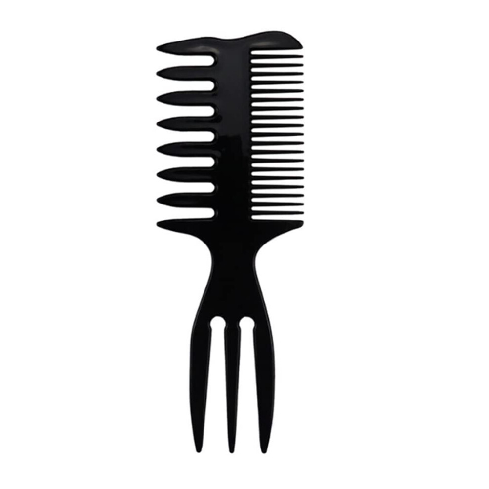 Men's DoubleSided Hair Comb with Ergonomic Grip for Precise Barber Styling and Scalp Protection