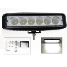 Led 18w work light - reversing light 12 - 24V mini led flood light Black