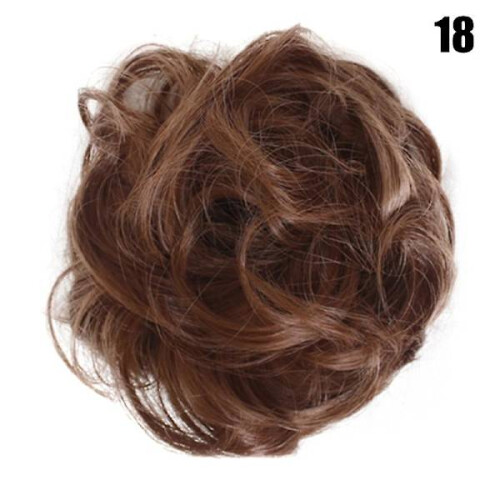 Elastici per capelli alla moda e facili da usare, per chignon ricci e naturalmente spettinati, extension per capelli 18 1