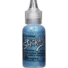 Ranger Stickles Glitzerkleber 0,5 oz Türkis 1 Packung mit 3 Stück