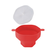 Zmeidao Clearance Microwave Silicone Popcorn Bucket High Temperature Popcorn Bowl With Handle Expandable Popcorn Device
