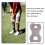 Αξεσουάρ γκολφ Swing Trainer Ορθωτικά Διορθωτικά Μαξιλάκια Γκολφ Pvc Flocking 5
