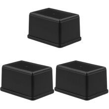 Conjunto de 3 caixas de junção elétricas de plástico para eletrônicos.