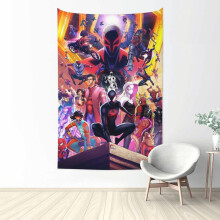 Tapisserie murale décorative Spider-Man: New Generation pour chambre d'adolescents, dortoir ou salon (152 cm x 102 cm)