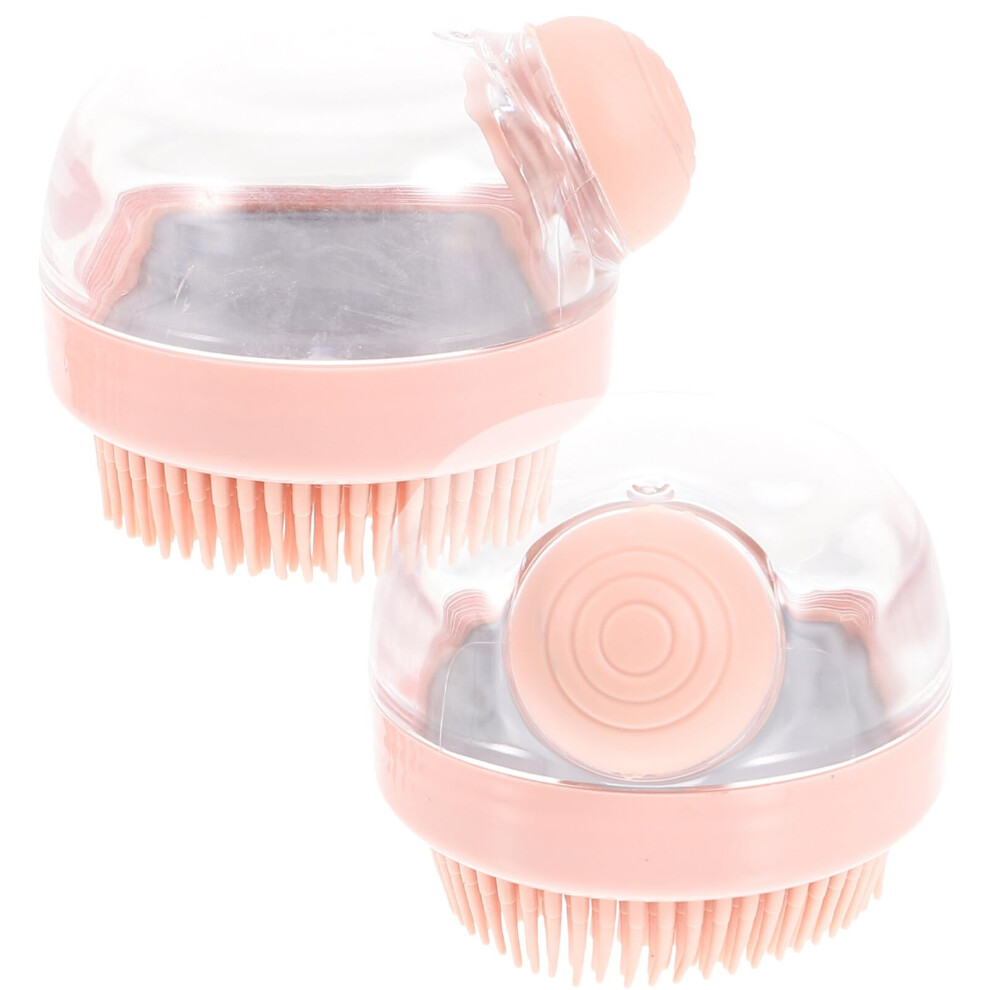 Scalp Massager Brush with Ergonomic NonSlip Grip for Hair Washing, Body Exfoliating and Pet Grooming