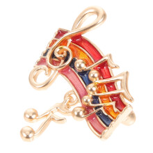 Broche/pin's en forme de note de musique arc-en-ciel Gregiular - Bijou fantaisie