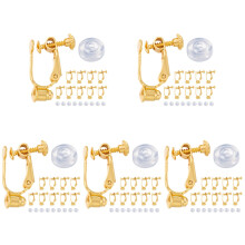 5 Sets of Ear Stud Converters Painless No Hole Ear Clip Chic Clip On Earring Converter