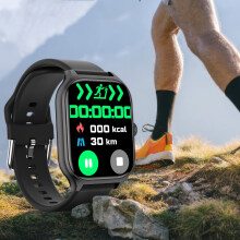Slimme smartwatch met meerdere bewegingsmodi, afstandsbediening, fotografiefunctie, volledig scherm en fitnessfunctie voor Android en iOS, voor