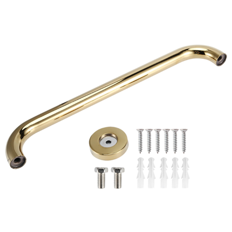 Gold Nikou Bathroom Hand Bar Bathtub Shower Safety Handrail Supply Stainless Steel Plating Accessory 40Cm
