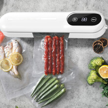 Machine de mise sous vide Kayannuo avec 10 sacs, scelleuse automatique pour la conservation des aliments, compatible avec une utilisation en cuisine.