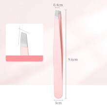 DEKAXID 1Pcs Eyebrow Tweezers High Precision Fine Hairs Puller Beard Hair Removal Plucker Stainless Steel Eye Brow Clips Makeup Tool