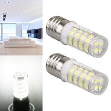 2 lâmpadas LED E17 para forno de micro-ondas, 4W, equivalentes a lâmpadas halógenas de 40W, base intermediária E17.