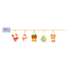 Weihnachtliche LED-Lichterkette, weihnachtliches Thema, Innenbeleuchtung, Hintergrundbeleuchtung, Wandbeleuchtung, Szenenlayout