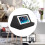 Cuscino morbido di supporto per tablet, compatibile con iPad, poggiapolsi multi-angolo con tasca per tablet, e-reader, smartphone e libri (grigio) 5